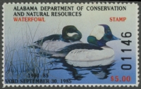 Scan of 1984 Alabama Duck Stamp MNH VF