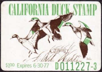 Picture of 1976 California Duck Stamp MNH F-VF