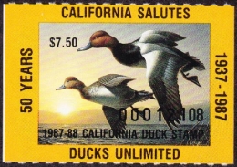 Picture of 1987 California Duck Stamp MNH VF