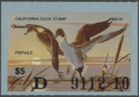 Scan of 1980 California Duck Stamp MNH VF