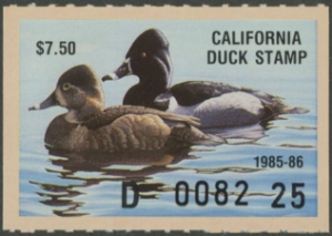 Scan of 1985 California Duck Stamp MNH VF