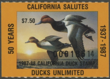 Picture of 1987 California Duck Stamp MNH VF