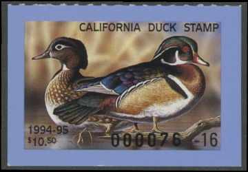 Scan of 1994 California Duck Stamp MNH VF