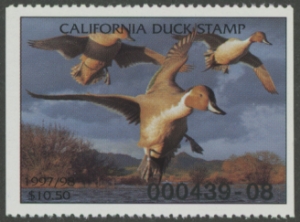 Scan of 1997 California Duck Stamp MNH VF