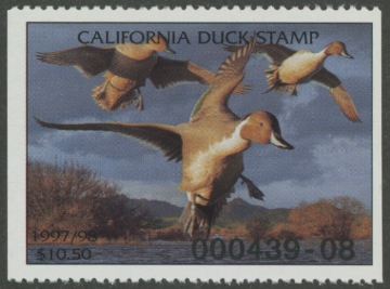 Scan of 1997 California Duck Stamp MNH VF