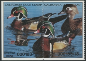 Scan of 1999 California Duck Stamp MNH VF