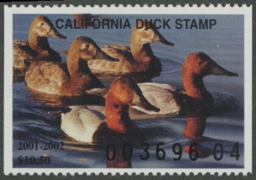 Picture of 2001 California Duck Stamp MNH VF