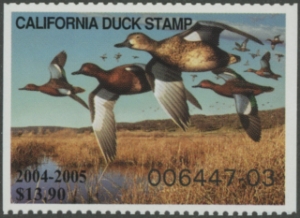 Scan of 2004 California Duck Stamp MNH VF