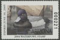 Scan of 2004 Arizona Duck Stamp MNH VF