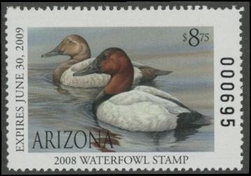 Picture of 2008 Arizona Duck Stamp MNH VF