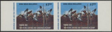 Scan of 1989 Arkansas Duck Stamp MNH VF