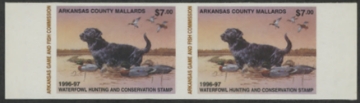 Scan of 1996 Arkansas Duck Stamp MNH VF