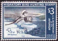 Scan of RW34 1967 Duck Stamp  Used VF