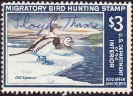 Scan of RW34 1967 Duck Stamp  Used Fine