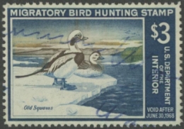 Scan of RW34 1967 Duck Stamp  Used F-VF