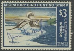 Scan of RW34 1967 Duck Stamp  Used F-VF