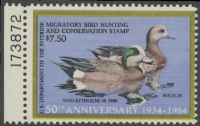 Scan of RW51 1984 Duck Stamp  MNH VG