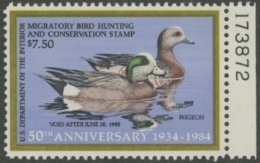 Scan of RW51 1984 Duck Stamp  MNH F-VF