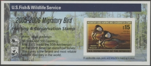 Scan of RW72A 2005 Duck Stamp  MNH VF