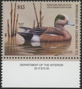 Picture of RW77 2010 Duck Stamp  MNH VF