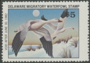 Scan of 1981 Delaware Duck Stamp MNH VF