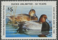 Scan of 1987 Delaware Duck Stamp MNH VF