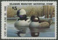 Scan of 1989 Delaware Duck Stamp MNH VF