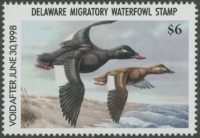 Scan of 1997 Delaware Duck Stamp MNH VF