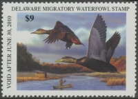 Scan of 2009 Delaware Duck Stamp MNH VF
