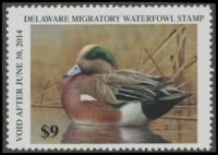 Scan of 2013 Delaware Duck Stamp MNH VF