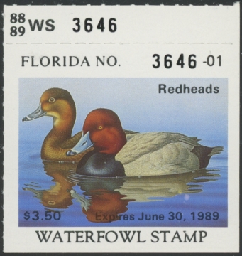 Scan of 1988 Florida Duck Stamp MNH VF