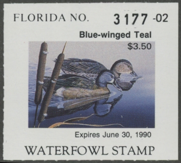 Scan of 1989 Florida Duck Stamp MNH VF