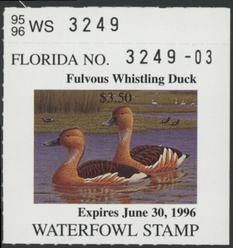 Scan of 1995 Florida Duck Stamp MNH VF