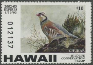 Scan of 2002 Hawaii Duck Stamp MNH VF