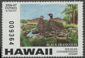 Scan of 2006 Hawaii Duck Stamp MNH VF