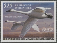 Scan of RW83 2016 Duck Stamp  MNH VF-XF