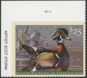 Scan of RW86 2019 Duck Stamp  MNH VF