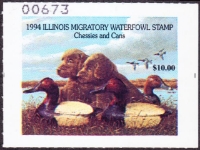 Scan of 1994 Illinois Duck Stamp MNH VF