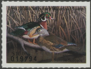 Scan of 1996 Illinois Duck Stamp MNH VF