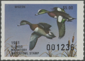 Scan of 1981 Illinois Duck Stamp MNH VF