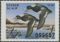Scan of 1983 Illinois Duck Stamp MNH VF