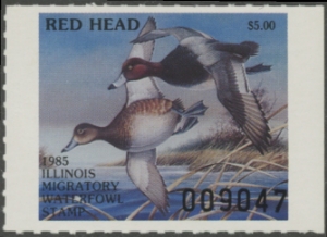 Scan of 1985 Illinois Duck Stamp MNH VF