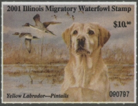 Scan of 2001 Illinois Duck Stamp MNH VF