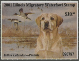 Scan of 2001 Illinois Duck Stamp MNH VF