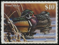 Scan of 2004 Illinois Duck Stamp MNH VF