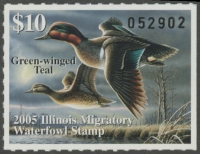 Scan of 2005 Illinois Duck Stamp MNH VF