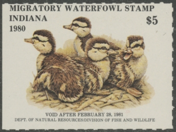 Picture of 1980 Indiana Duck Stamp MNH VF