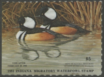 Picture of 1981 Indiana Duck Stamp MNH VF