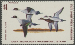 Scan of 1973 Iowa Duck Stamp MNH VF