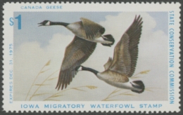 Scan of 1975 Iowa Duck Stamp MNH VF